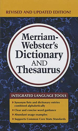 9781627655460: Merriam-Webster's Dictionary and Thesaurus