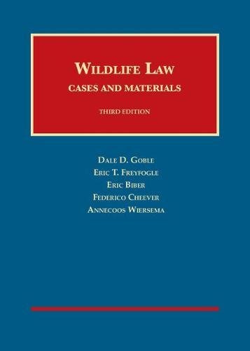 Beispielbild fr Wildlife Law (University Casebook Series) zum Verkauf von HPB-Red