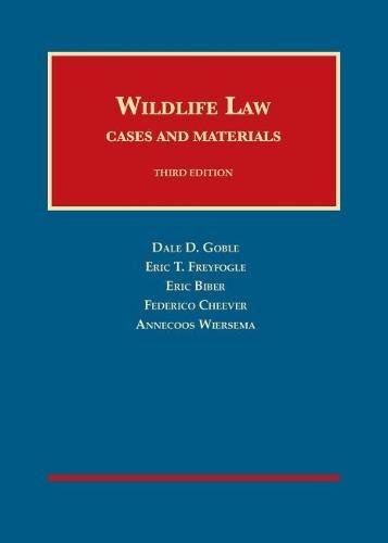 Stock image for Wildlife Law (University Casebook Series) for sale by HPB-Red