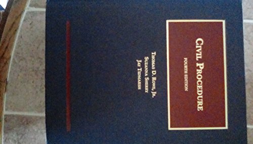 Imagen de archivo de Civil Procedure (University Casebook Series) a la venta por SecondSale