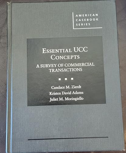 Beispielbild fr Essential UCC Concepts: A Survey of Commercial Transactions (American Casebook Series) zum Verkauf von BooksRun