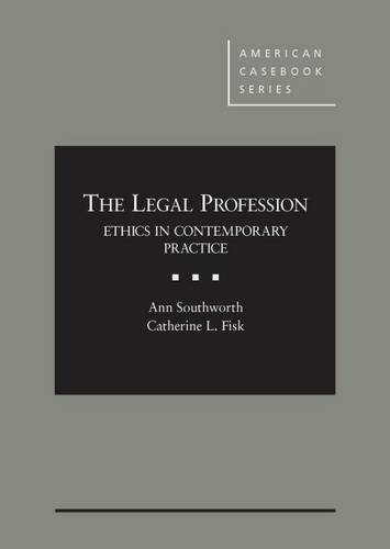 9781628101720: The Legal Profession (American Casebook Series)