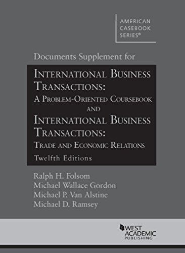 Beispielbild fr Doc Supp for IBT - A Problem Oriented Coursebook and IBT - Trade and Economic Relations zum Verkauf von Better World Books