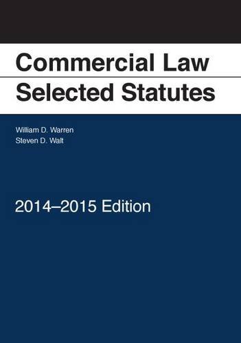 Stock image for Commercial Law: Selected Statutes, 2014-2015 for sale by The Book Spot