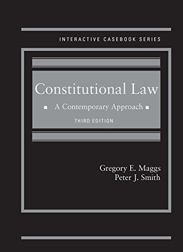 Stock image for Constitutional Law : A Contemporary Approach for sale by Better World Books: West