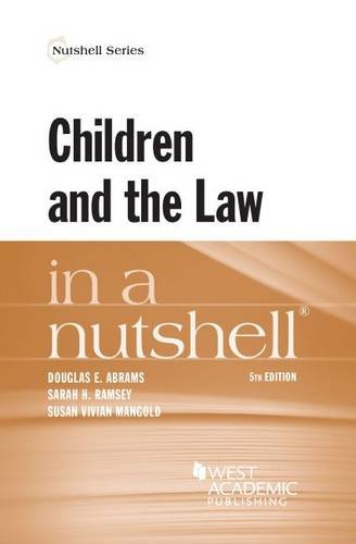 Imagen de archivo de Children and the Law in a Nutshell (Nutshells) a la venta por HPB-Red