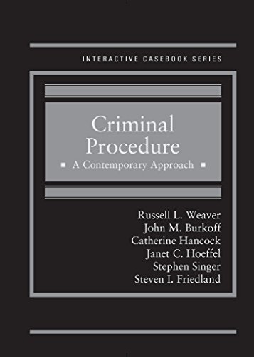 9781628109665: Criminal Procedure: A Contemporary Approach