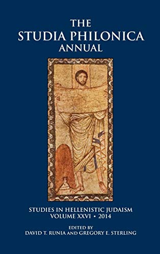 9781628370188: The Studia Philonica Annual 2014: Studies in Hellenistic Judaism: 26