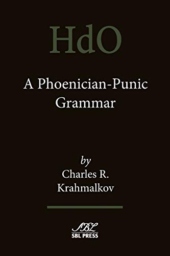 9781628370317: A Phoenician-Punic Grammar
