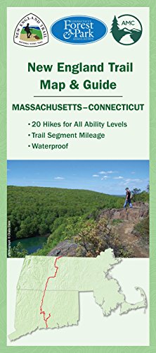 Stock image for New England Trail Map & Guide for sale by Irish Booksellers