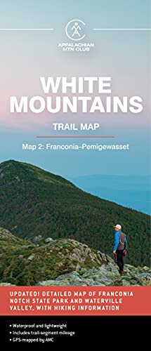 9781628421446: White Mountain Trail Map: Map 2: Franconia-pemigewasset (Amc White Mountains Trail Maps)