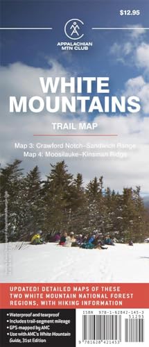 Stock image for AMC WHITE MOUNTAINS TRAIL MAPS: 3-4 CRA for sale by INDOO