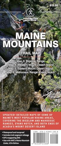Stock image for AMC MAINE MOUNTAINS TRAIL MAPS 36 BIGE for sale by INDOO