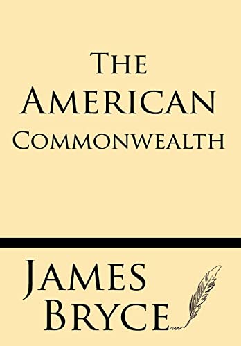 Stock image for The American Commonwealth for sale by SecondSale