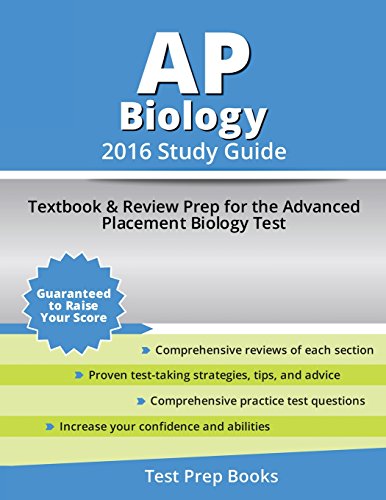 9781628453478: AP Biology 2016 Study Guide: Textbook and Review Prep for the Advanced Placement Biology Test