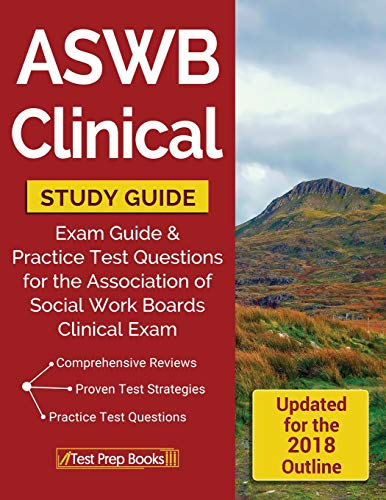 Beispielbild fr ASWB Clinical Study Guide: Exam Review Practice Test Questions for the Association of Social Work Boards Clinical Exam zum Verkauf von Wizard Books