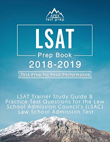 Imagen de archivo de LSAT Prep Book 2018-2019 : LSAT Trainer Study Guide and Practice Test Questions for the Law School Admission Council's (Lsac) Law School Admission Test a la venta por Better World Books