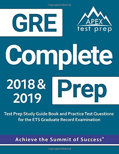 Stock image for GRE Complete Prep: GRE Prep 2018 & 2019 Test Prep Study Guide Book & Practice Test Questions for the ETS Graduate Record Examination for sale by SecondSale