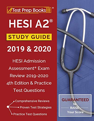 9781628456011: HESI A2 Study Guide 2019 & 2020: HESI Admission Assessment Exam Review 2019-2020 4th Edition & Practice Test Questions