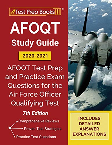 Stock image for AFOQT Study Guide 2020-2021: AFOQT Test Prep and Practice Exam Questions for the Air Force Officer Qualifying Test [7th Edition] for sale by BooksRun