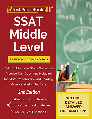 Immagine dell'editore per SSAT Middle Level Prep Book 2020 and 2021: SSAT Middle Level Study Guide with Practice Test Questions Including the Math, Vocabulary, and Reading Comp venduto da ThriftBooks-Atlanta