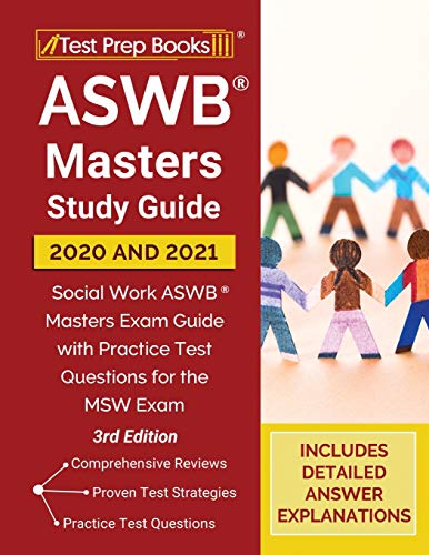 Stock image for ASWB Masters Study Guide 2020 and 2021: Social Work ASWB Masters Exam Guide with Practice Test Questions for the MSW Exam [3rd Edition] for sale by SecondSale