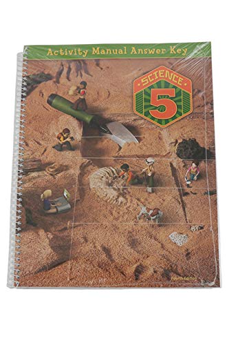 Stock image for BJU Press Science 5 Student Activities Manual Answer Key, 4th Edition, Grade 5 for sale by Seattle Goodwill