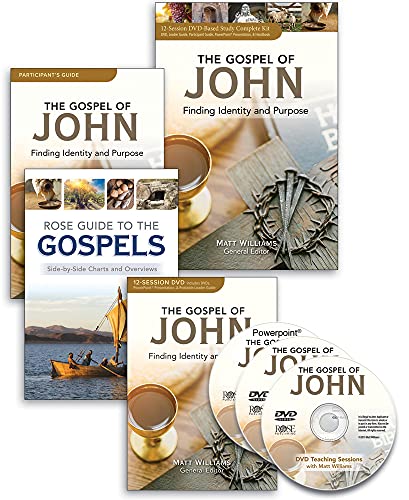 Stock image for The Gospel of John: Finding Identity and Purpose 12-Session DVD Complete Kit for sale by Save With Sam