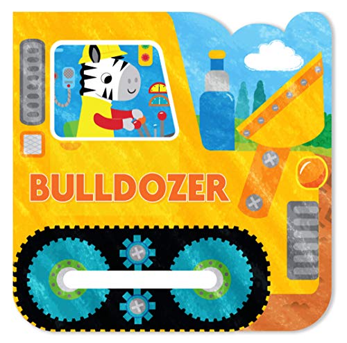 Beispielbild fr Bulldozer-Follow the Adventures of a Hardworking Vehicle and Animal Friends in this Colorful Bulldozer-Shaped Board Book zum Verkauf von Wonder Book
