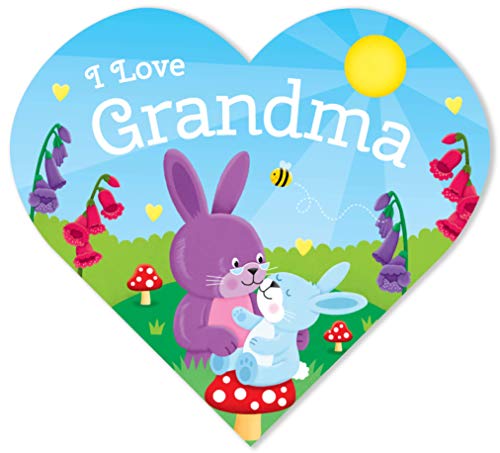 Stock image for I Love Grandma-Adorable Animals Illustrate the Special Bond between Grandma and Grandchild in this Heart-Shaped Board Book for sale by Your Online Bookstore