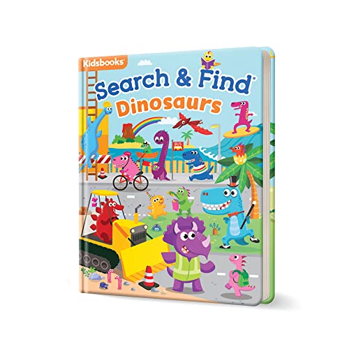 Beispielbild fr My First Search Find: Dinosaurs-Search for Dinosaurs and Identify Colors, Numbers, and Rhyming Words along the Way! (My First Search Find) zum Verkauf von gwdetroit