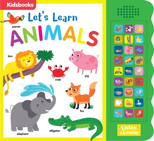 

Let's Learn Animals-With 27 Fun Sound Buttons, this Book is the Perfect Introduction to Animals!