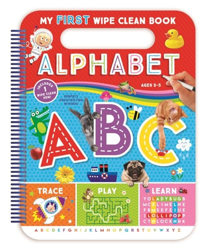 Stock image for My First Wipe-Clean Book: Alphabet-Teacher-Approved Activities to Help Kids Trace, Write, and Learn Letters and First Words for sale by PlumCircle