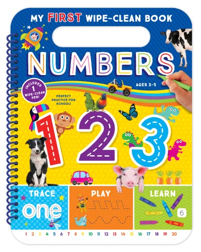 Stock image for My First Wipe-Clean Book: Numbers-Teacher-Approved Activities to Help Kids Trace, Write, and Learn Numbers and First Words for sale by SecondSale