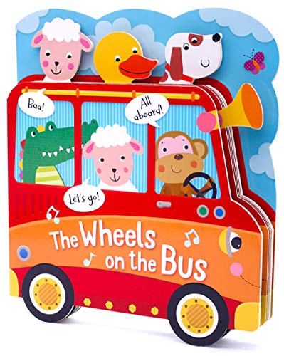 Stock image for Wheels on the Bus-Filled with Colorful Illustrations and Friendly Characters, Interactive Tabs invite Children to Touch and Turn the Pages-Ages 12-36 Months (Heads, Tails & Noses) for sale by savehere619