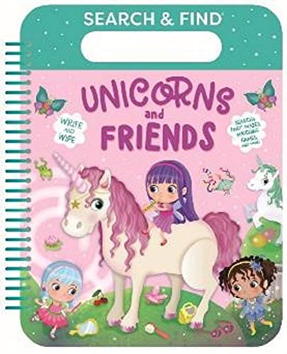 9781628859249: Search & Find: Unicorn & Friends-Enjoy Hours of Fun with Search and Find Activities and Mazes in this My First Wipe-Clean book!