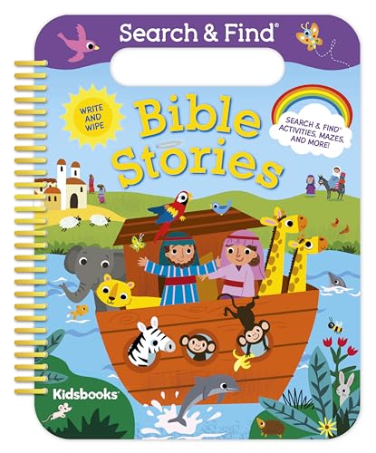Beispielbild fr Search & Find: Bible Stories-With Wipe-Clean Pages and an Erasable Marker, this Book can be Enjoyed Again and Again! zum Verkauf von Wonder Book