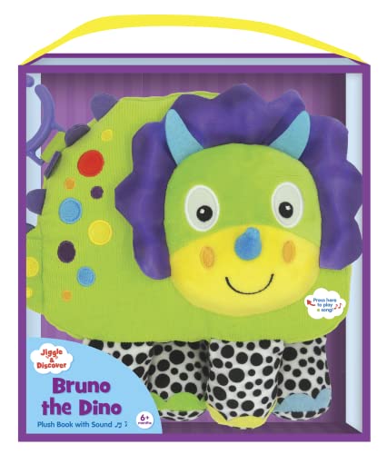 Beispielbild fr Jiggle & Discover: Bruno the Dino-Plush Book with Sound zum Verkauf von Books Unplugged