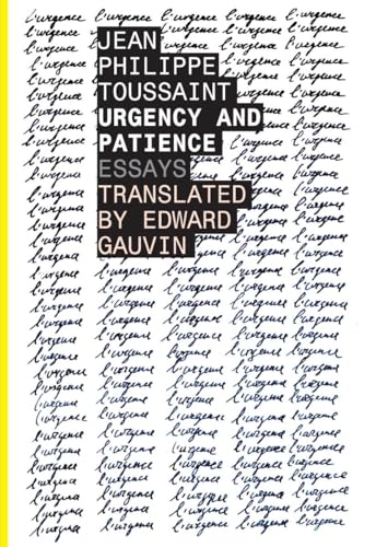 9781628970791: Urgency and Patience (Belgian Literature)