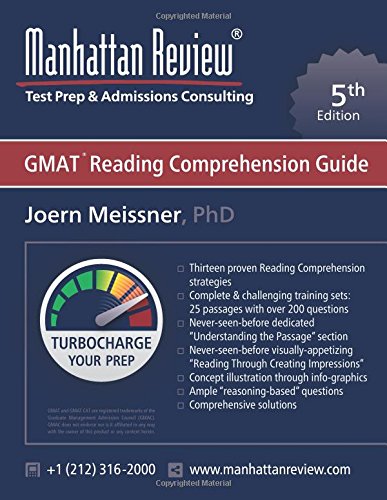 Stock image for Manhattan Review GMAT Reading Comprehension Guide [5th Edition]: Turbocharge your Prep for sale by Revaluation Books