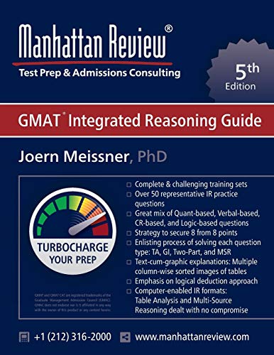 Stock image for Manhattan Review GMAT Integrated Reasoning Guide Turbocharge your Prep for sale by PBShop.store US