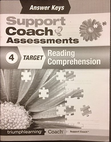 Imagen de archivo de Support Coach, Target: Reading Comprehension, Grade 4 a la venta por SecondSale