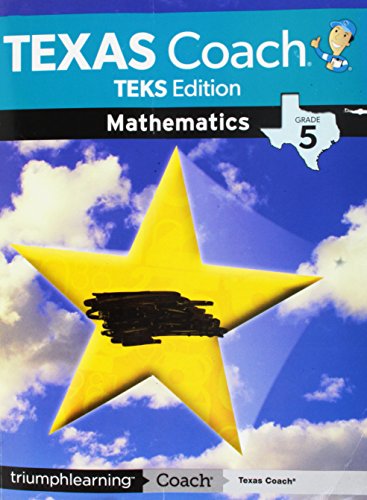 Stock image for Texas Coach: TEKS Edition Mathematics-Grade 5 for sale by HPB-Red