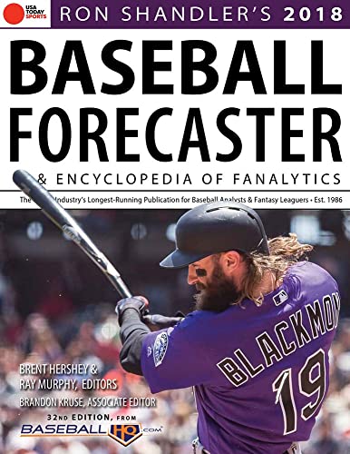 Beispielbild fr 2018 Baseball Forecaster : & Encyclopedia of Fanalytics zum Verkauf von Better World Books