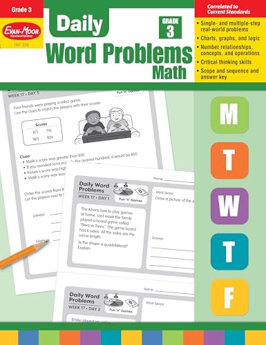 Beispielbild fr Daily Word Problems, Grade 3 zum Verkauf von Russell Books