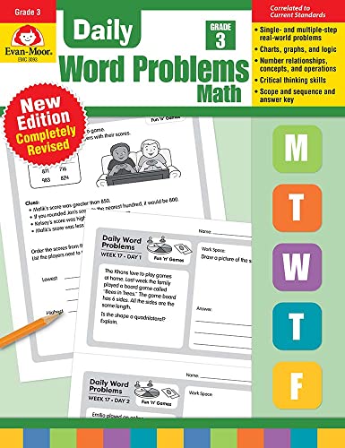 Imagen de archivo de Daily Word Problems, Grade 3 a la venta por Russell Books