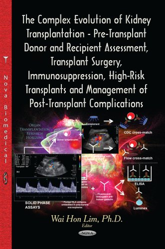 Stock image for THE COMPLEX EVOLUTION OF KIDNEY TRANSPL PreTransplant Donor Recipient Assessment, Transplant Surgery, Immunosuppression, HighRisk Transplants Organ Transplatation Research Horizons for sale by PBShop.store US