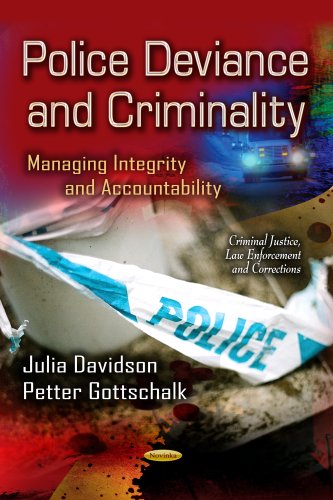 Beispielbild fr POLICE DEVIANCE CRIMINALITY (Criminal Justice, Law Enforcement and Corrections) zum Verkauf von Prominent Books