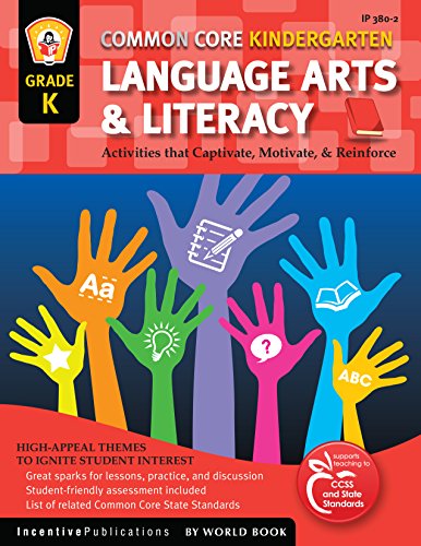 9781629502069: Common Core Language Arts & Literacy Kindergarten