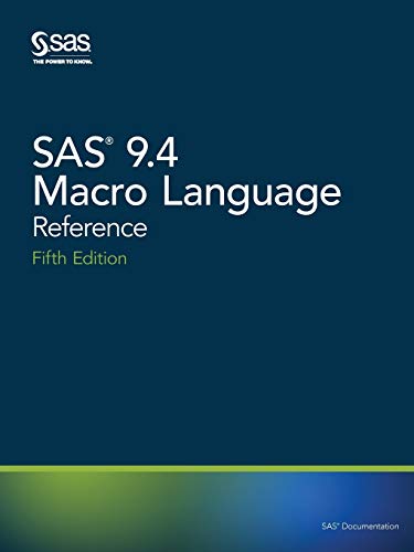 9781629608075: SAS 9.4 Macro Language: Reference, Fifth Edition: Reference, Fifth Edition
